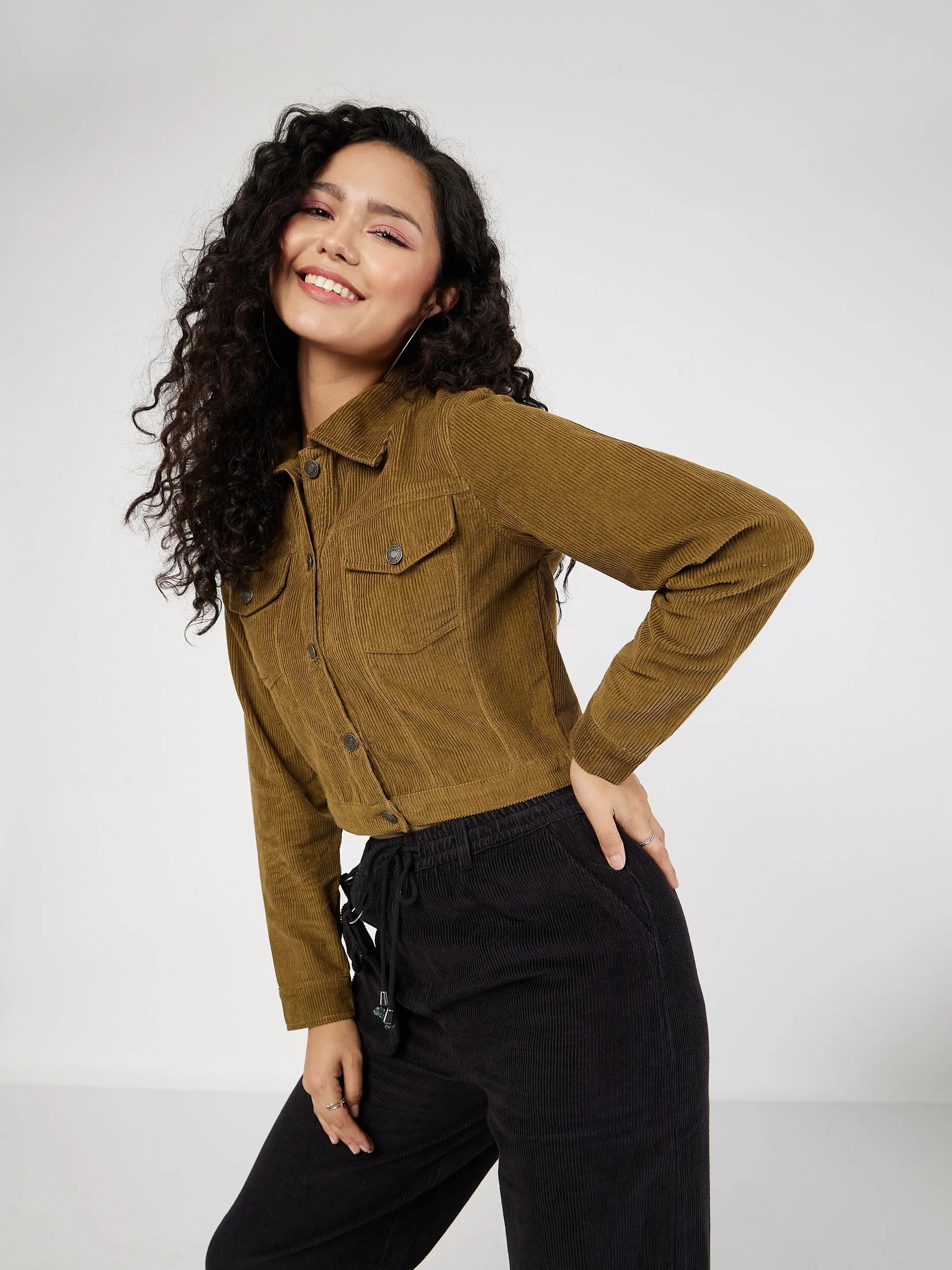 Beige Boxy Jacket - Stylish Women's Jackets & Outerwear