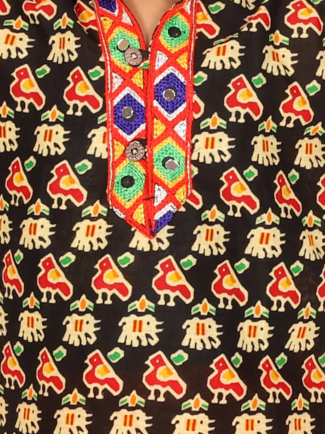 Printed Cotton Kurta Dhoti Set - Boys Indian Wear | BownBee