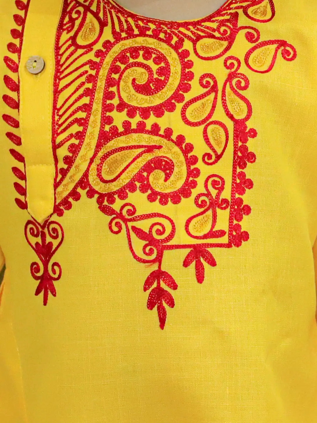 Stylish Indian Wear for Boys - Embroidered Bangali Kurta Dhoti...