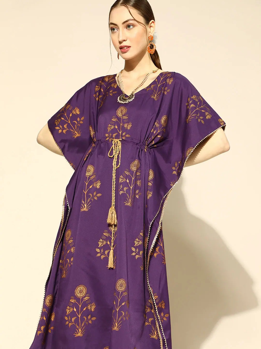 Floral Polyester Women's Kurta Set | Cotton Kurta Sets Online