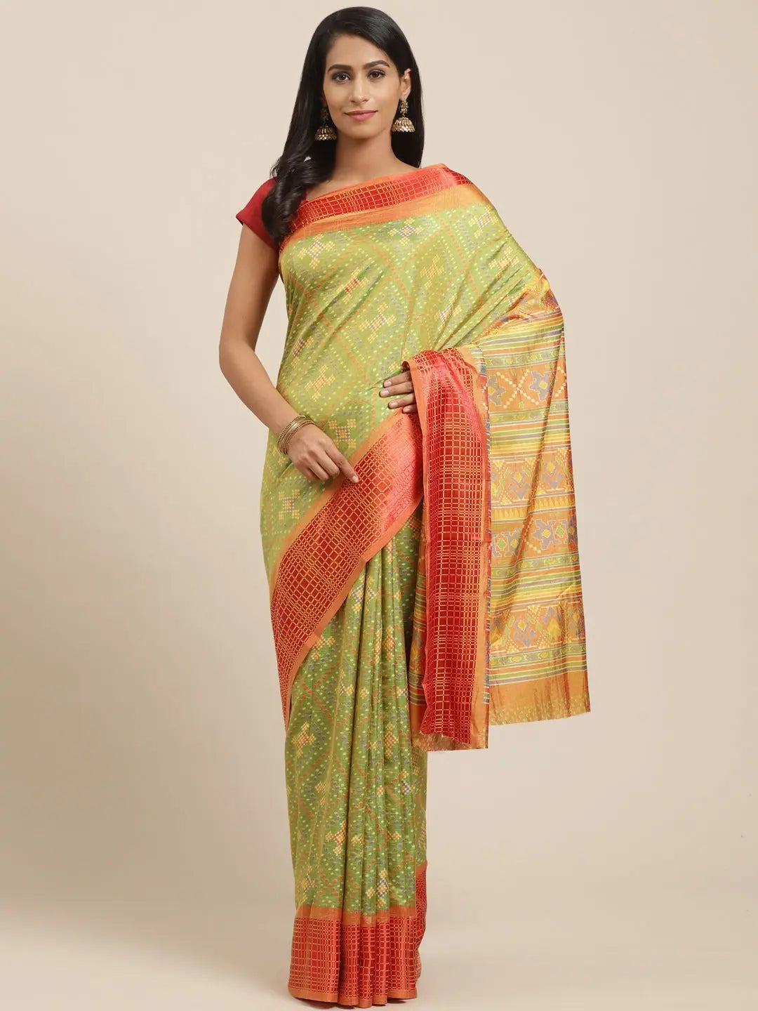 Cotton Silk Daily Wear Regular Saree-VSAR1261