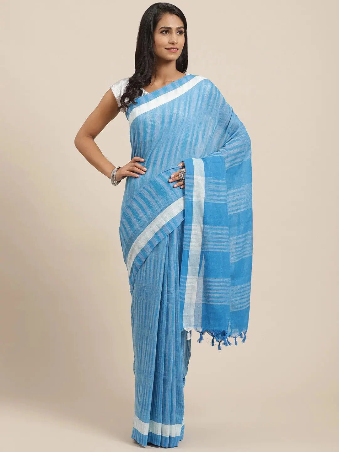 Pure Cotton Printed Saree – Comfortable Daily Wear Indian Sari