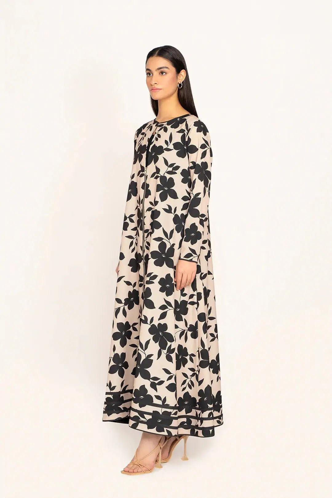 Celestial Sapphire Kaftan Robe | Long Kaftan Dresses