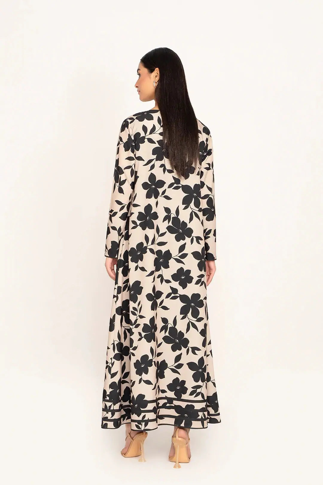 Celestial Sapphire Kaftan Robe | Long Kaftan Dresses