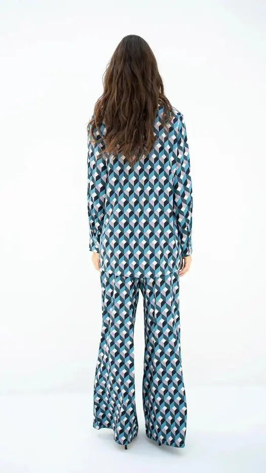 Ocean Opal Kaftan Gown: Printed Women's Kaftan Dresses