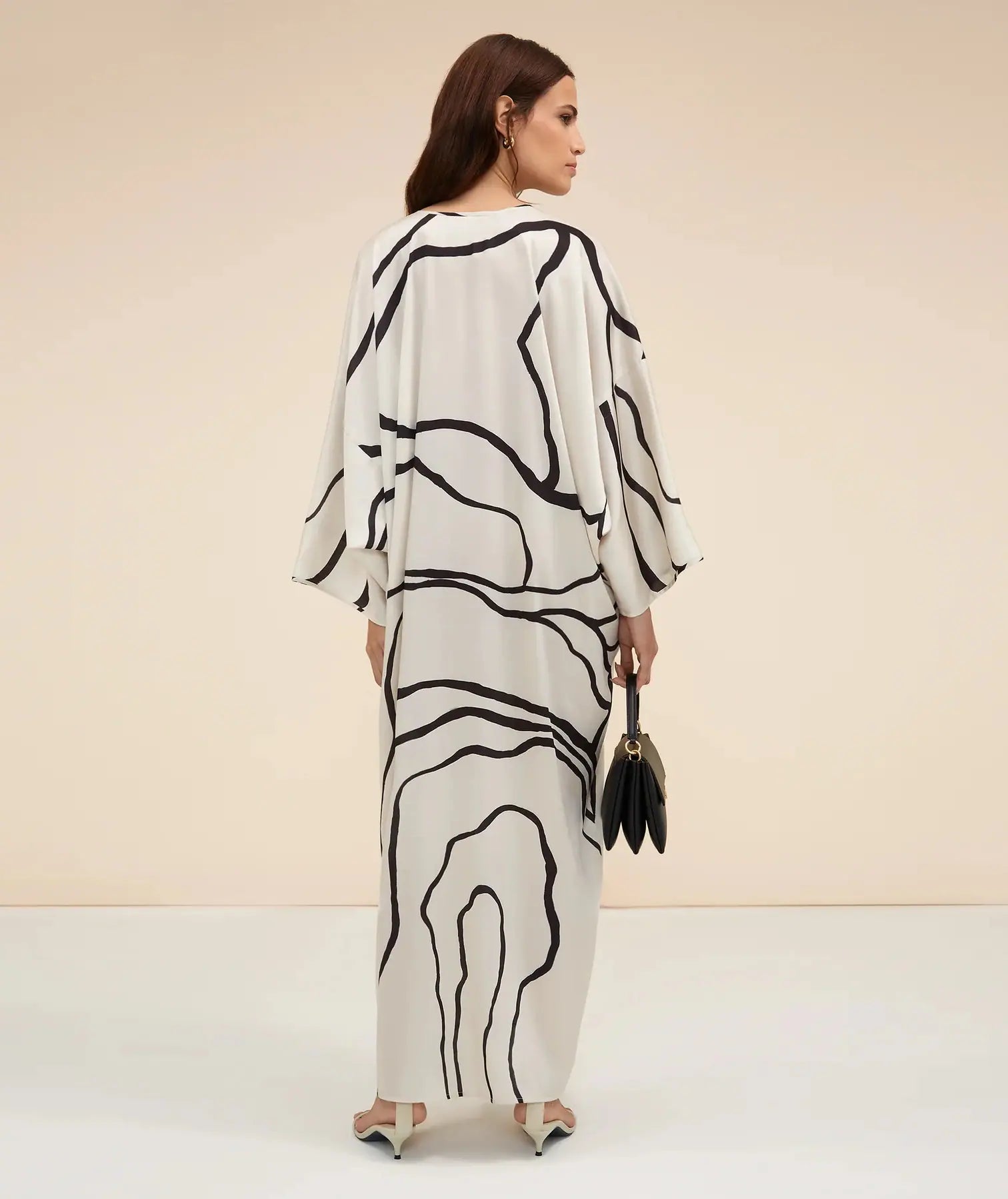 Floral Fantasy Kaftan Robe - Printed Women's Kaftan Dresses