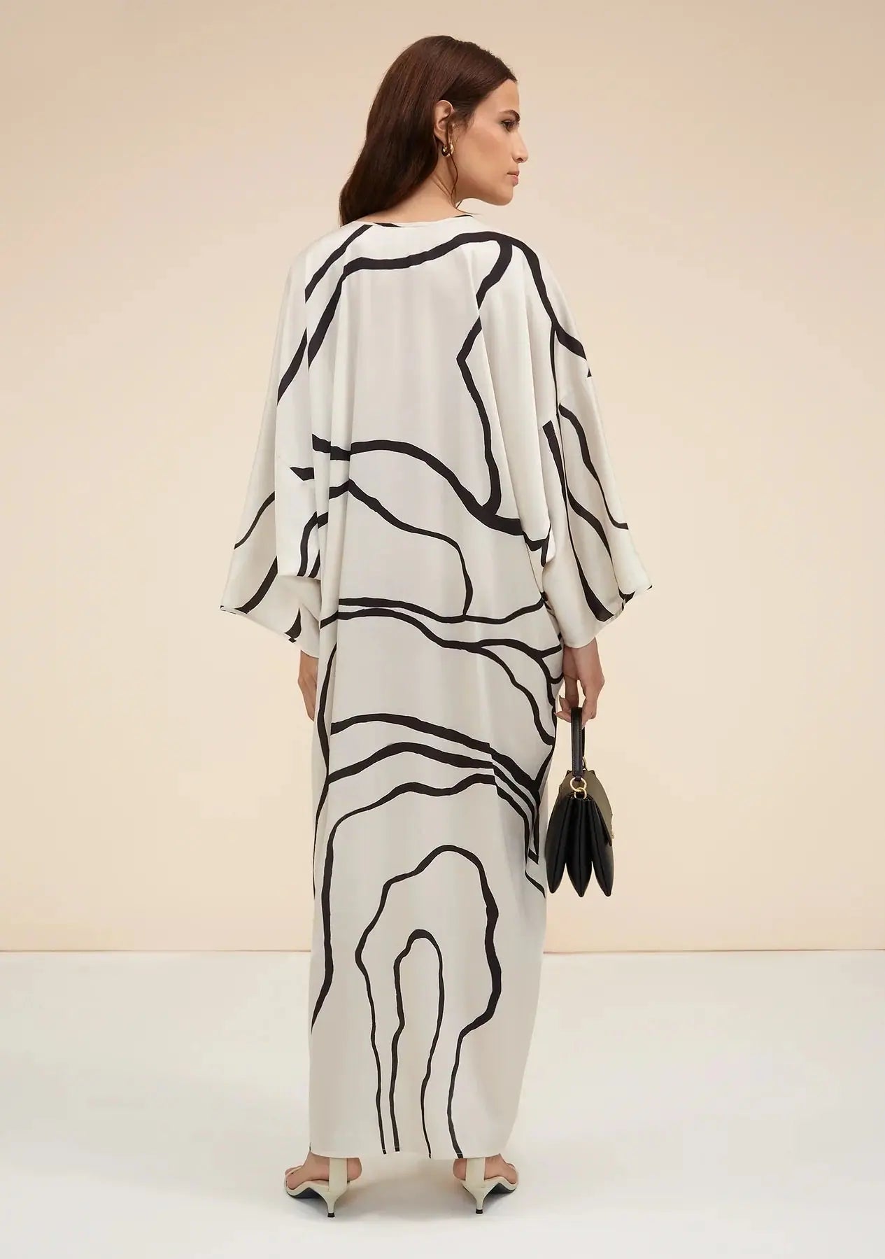 Floral Fantasy Kaftan Robe - Printed Women's Kaftan Dresses
