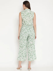 Mint Green Rayon Printed Jumpsuit-AHJSRYWX-891-FF