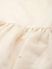 Cream Chanderi Ethnic Print Tunic-AHTUCHGPGL-8030