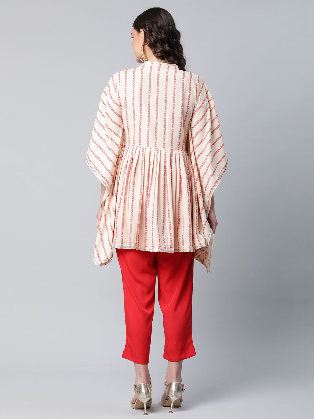 Off White Printed Kaftans for Women | Kaftan Pant Set Online