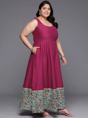 Empire 3XL Maxi Ethnic Dress-AP-AHEDCNGP-255