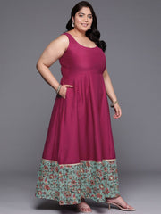Empire 3XL Maxi Ethnic Dress-AP-AHEDCNGP-255