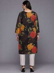 Women Floral Printed Floral Georgette Kurta-AP-AHKUGRDP-1144